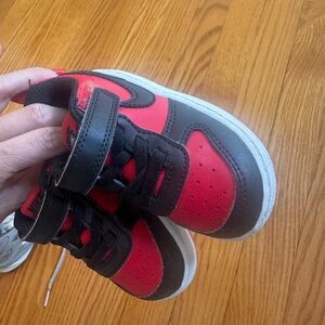 Nike Kids Sneakers Red and Black